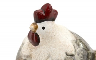 Figurka dekoracyjna Kura 15,1 cm ceramiczna
