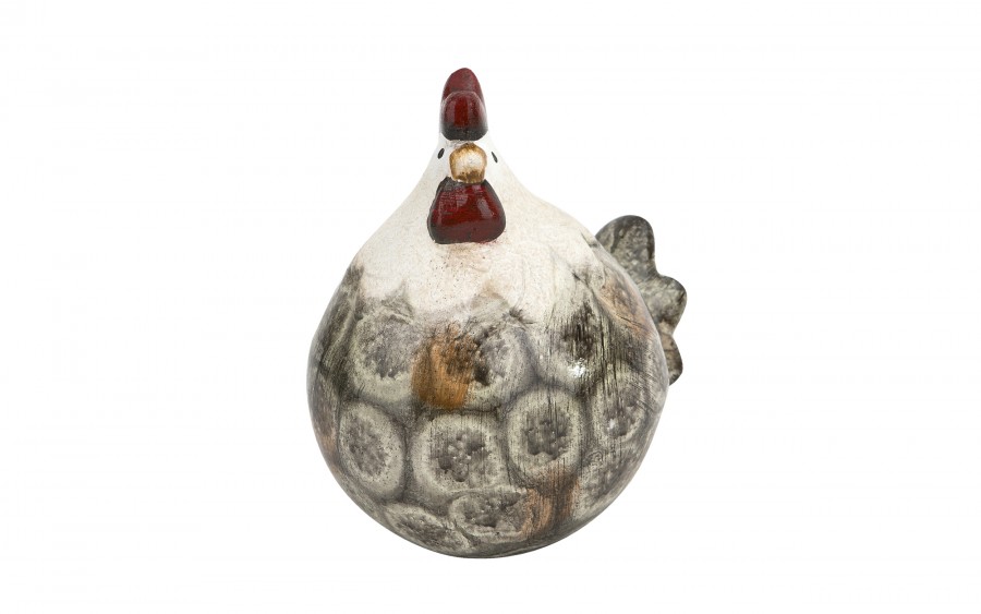 Figurka dekoracyjna Kura 15,1 cm ceramiczna