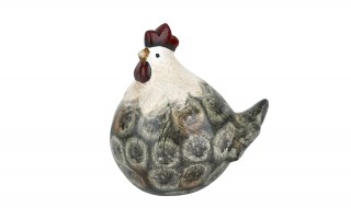 Figurka dekoracyjna Kura 15,1 cm ceramiczna