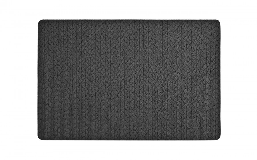 Mata stołowa 45x30 cm Gaia czarna 21304