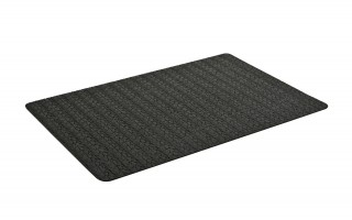 Mata stołowa 45x30 cm Gaia czarna 21304