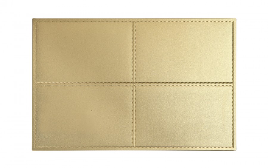 Mata stołowa 45x30 cm Złota 21301 Dajar