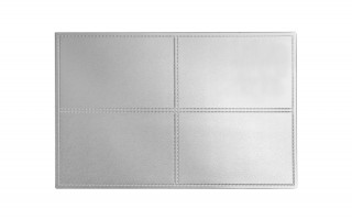 Mata stołowa 45x30 cm Srebrna 21302 Dajar