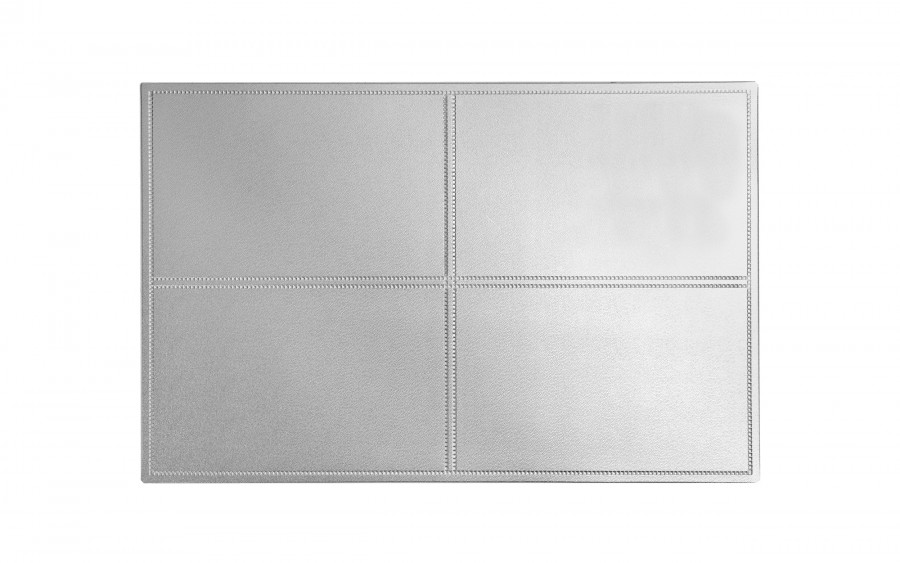 Mata stołowa 45x30 cm Srebrna 21302 Dajar