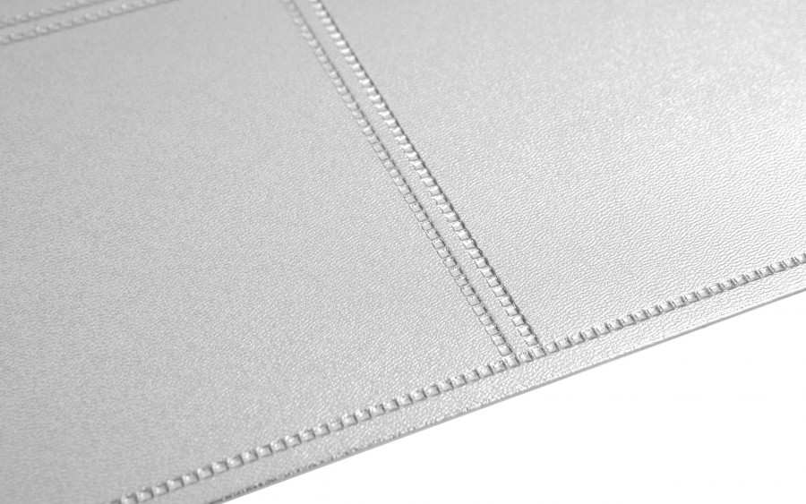 Mata stołowa 45x30 cm Srebrna 21302 Dajar