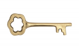 Złoty Klucz Dekoracyjny Metalowy 11 cm Dekor-Pap Ozdoba Vintage Glamour