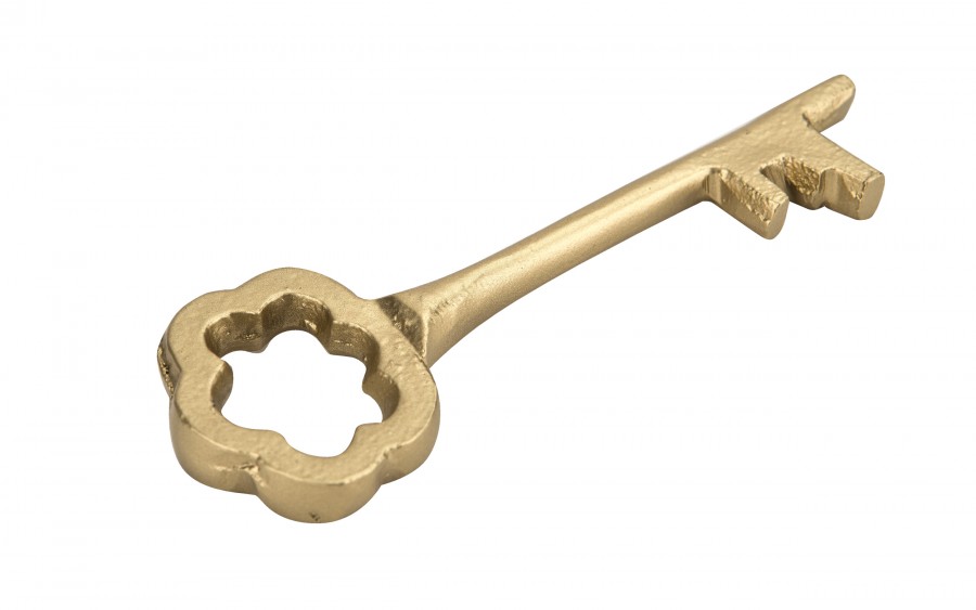 Złoty Klucz Dekoracyjny Metalowy 11 cm Dekor-Pap Ozdoba Vintage Glamour