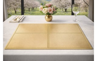 Mata stołowa 45x30 cm Złota 21301 Dajar