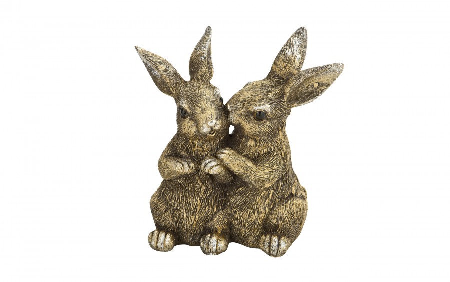 Figurka dekoracyjna Zajączki 15 cm GJ0049