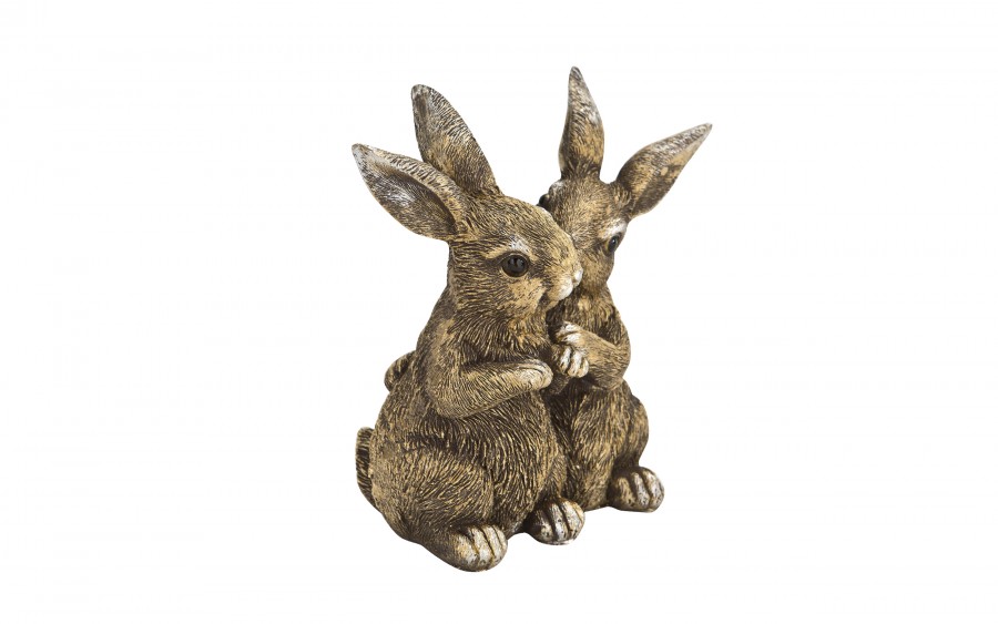 Figurka dekoracyjna Zajączki 15 cm GJ0049