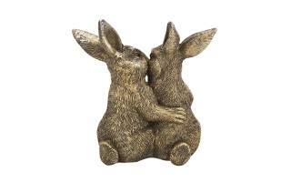 Figurka dekoracyjna Zajączki 15 cm GJ0049