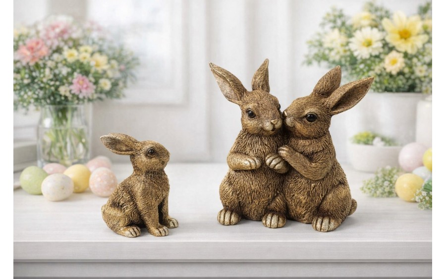 Figurka dekoracyjna Zając 10 cm GJ0048