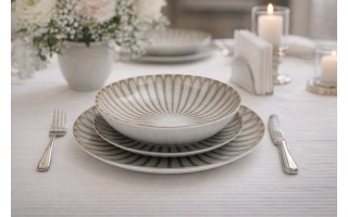 Komplet talerzy dla 6 osób 18 el. Roma/Boss 9228