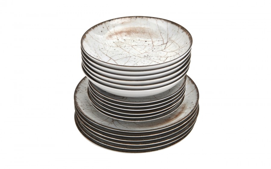 Komplet talerzy dla 6 osób 18 el. Roma/Boss 9229