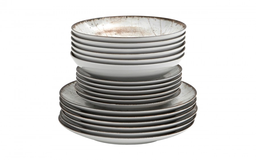 Komplet talerzy dla 6 osób 18 el. Roma/Boss 9229