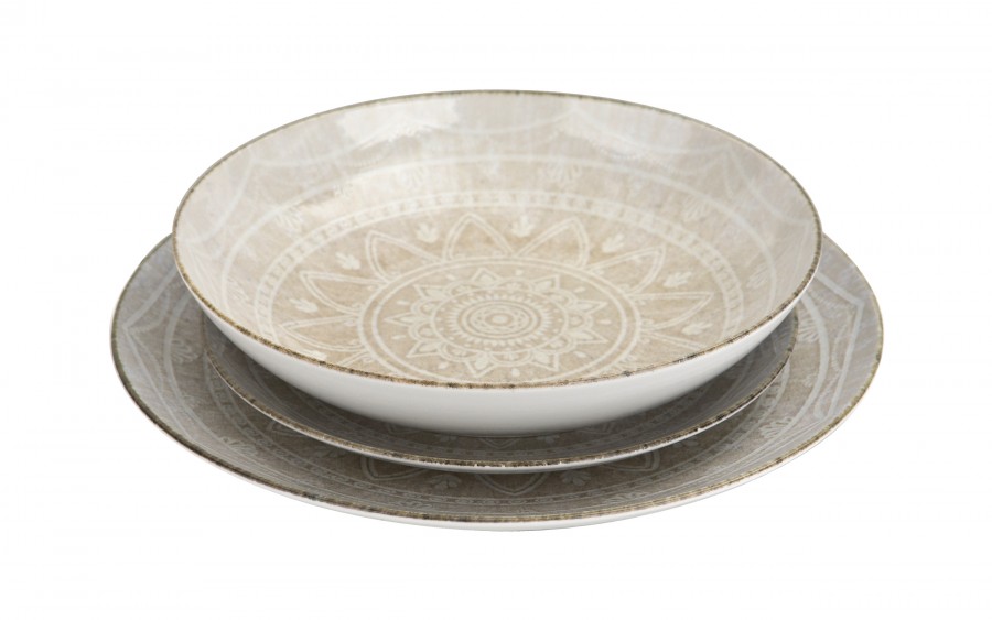 Komplet talerzy dla 6 osób 18 el. Roma/Boss 9230 Mandala