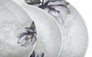 Komplet talerzy dla 6 osób 18 el. Roma/Boss 9218 Magnolia