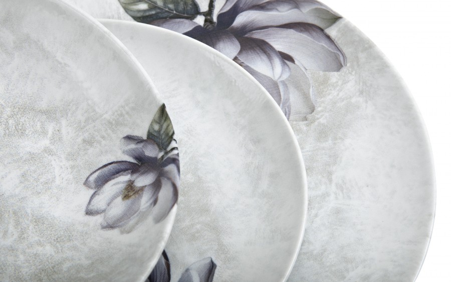 Komplet talerzy dla 6 osób 18 el. Roma/Boss 9218 Magnolia