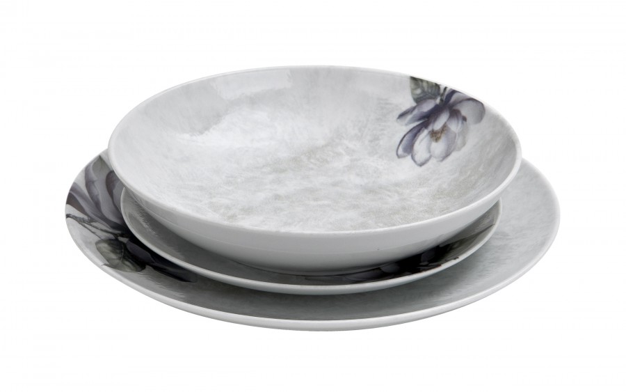 Komplet talerzy dla 6 osób 18 el. Roma/Boss 9218 Magnolia