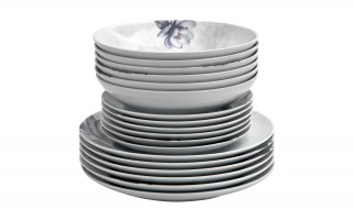 Komplet talerzy dla 6 osób 18 el. Roma/Boss 9218 Magnolia