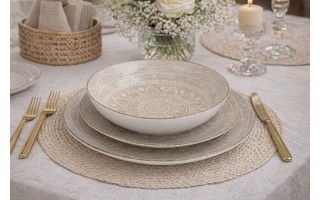 Komplet talerzy dla 6 osób 18 el. Roma/Boss 9230 Mandala