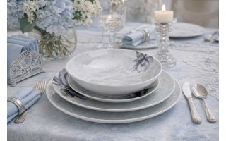 Komplet talerzy dla 6 osób 18 el. Roma/Boss 9218 Magnolia