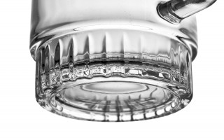 Filiżanka szklana 240 ml + spodek Stella