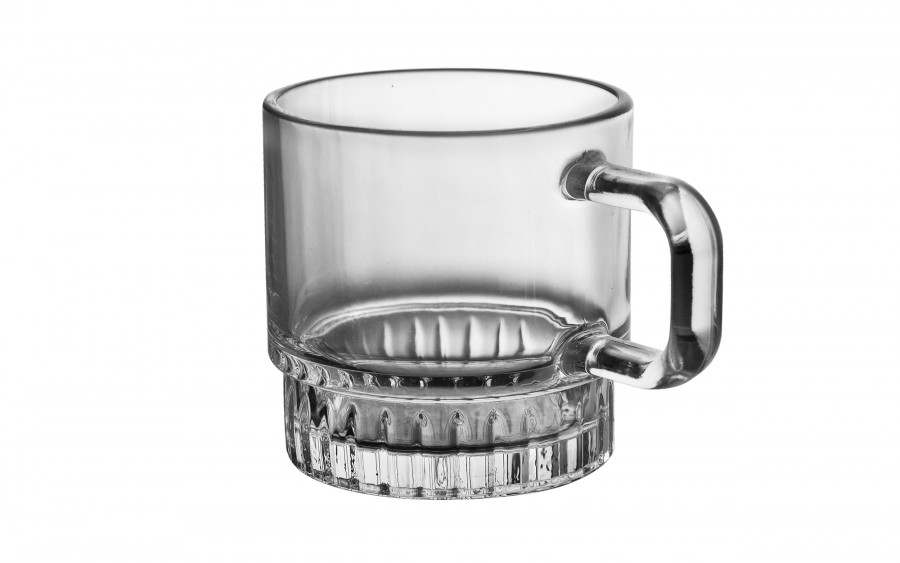 Filiżanka szklana 240 ml + spodek Stella