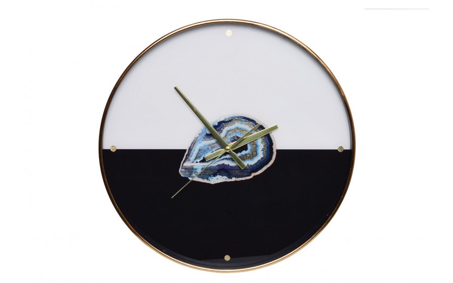 Zegar ścienny 45 cm Agat Granatowy