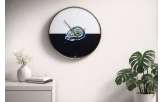 Zegar ścienny 45 cm Agat Granatowy