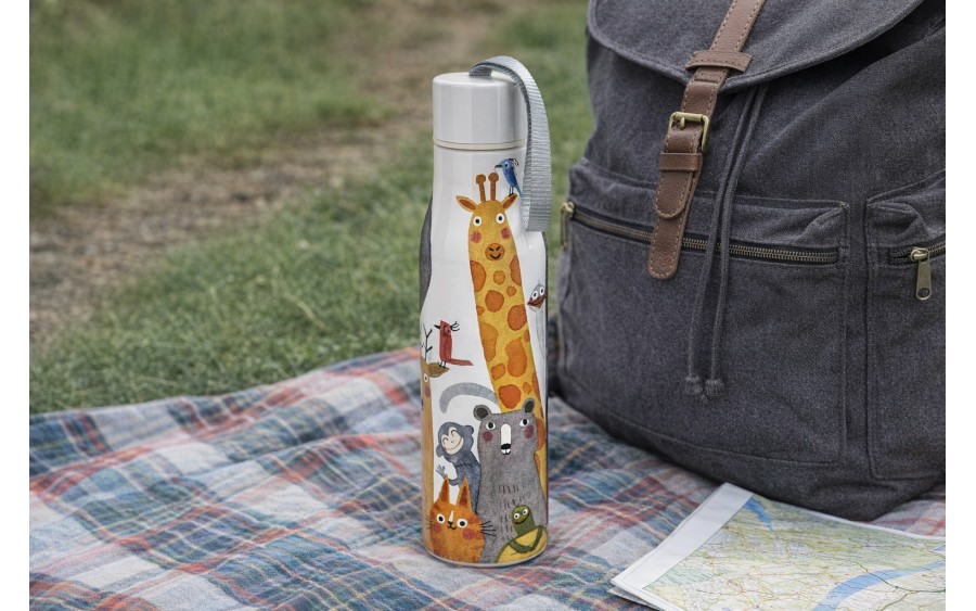 Butelka termiczna 500 ml Psi Świat ZWIERZĘTA