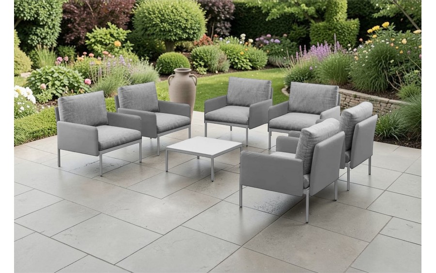 Zestaw ogrodowy ARONA IV szary