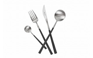 Sztućce Neo Black Inox 6/24 Belo Inox