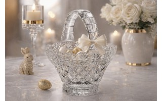 Salaterka kryształowa 20,5 cm koszyczek Daisy