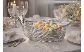 Salaterka kryształowa Indyk