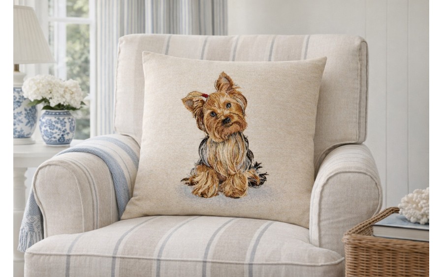 Poszewka dekoracyjna 45x45 cm Pies York