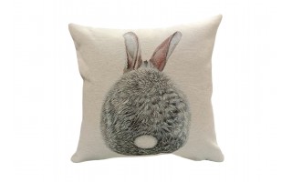 Poszewka dekoracyjna 45x45 cm Królik z ogonkiem 6312