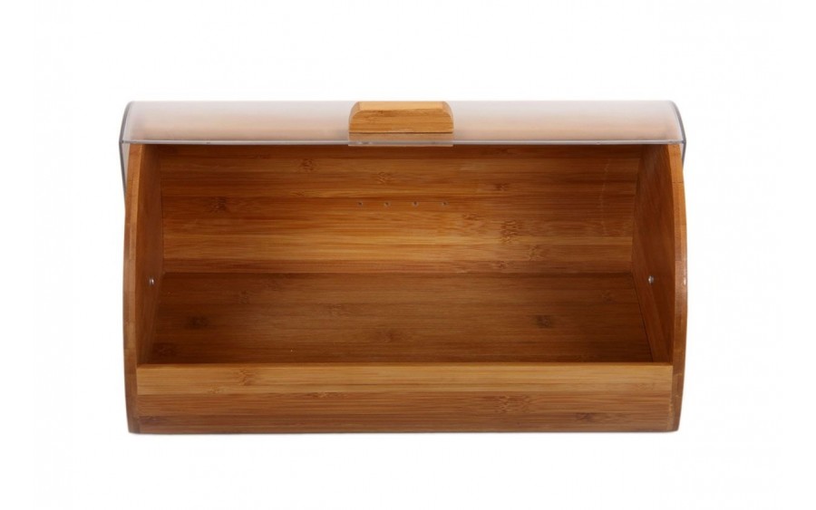 Chlebak drewniany 39x28x18,5 Gordon z plastikową pokrywą AMBITION