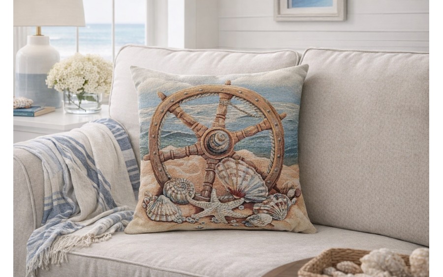 Poszewka dekoracyjna 45x45 cm Morze Gobelinowa Premium