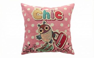 Poszewka dekoracyjna 45x45 cm Sowa-Chic Gobelinowa Premium