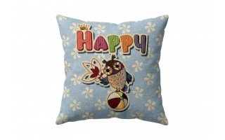 Poszewka dekoracyjna 45x45 cm Sowa-Happy Gobelinowa Premium