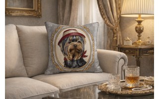 Poszewka dekoracyjna 45x45 cm York w kapeluszu Gobelinowa Premium