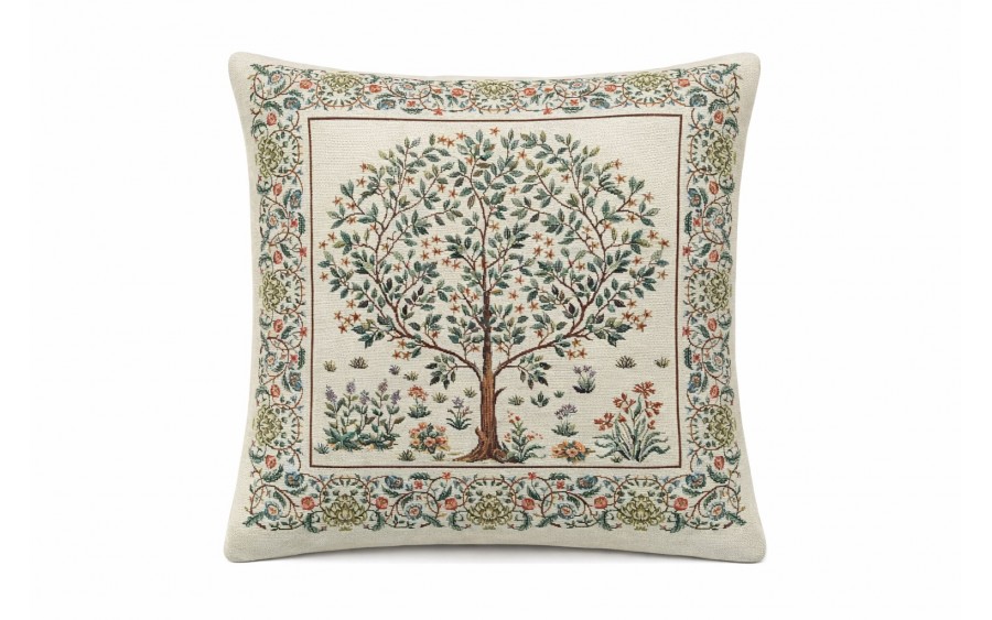 Poszewka dekoracyjna 45x45 cm Drzewo Życia Gobelinowa Premium