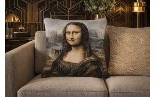 Poszewka dekoracyjna 45x45 cm Mona Lisa Gobelinowa Premium