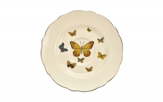 Komplet 2 filiżanek 260 ml + spodki Motylki