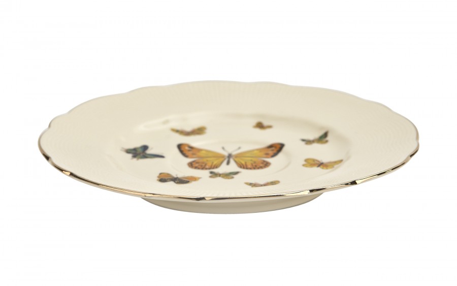 Komplet 2 filiżanek 260 ml + spodki Motylki