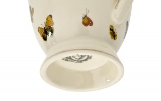 Kubek porcelanowy 400 ml z zaparzaczem Motylki