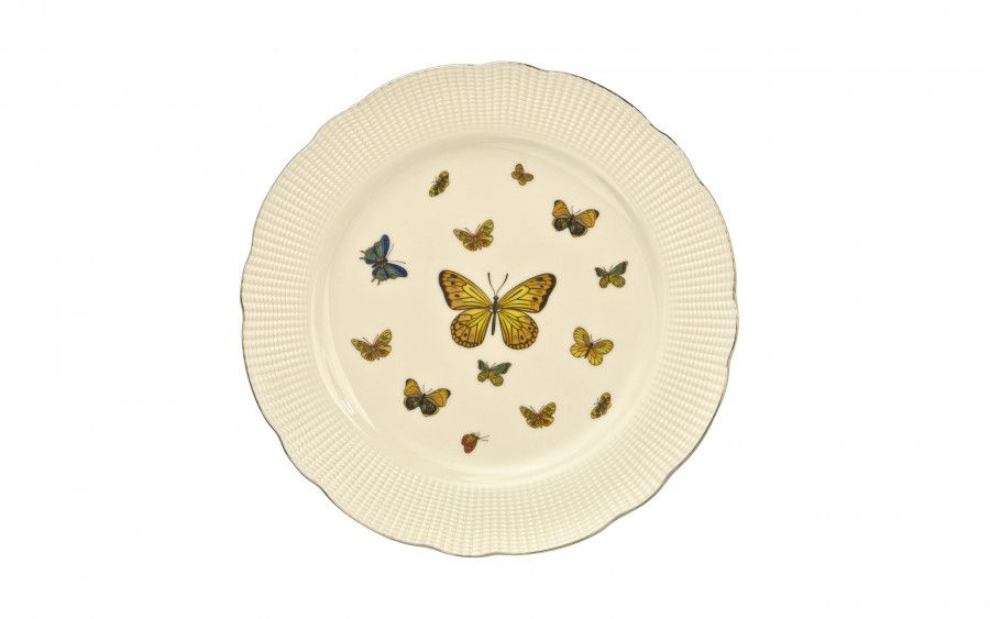 Komplet 2 talerzy deserowych 20,5 cm Motylki