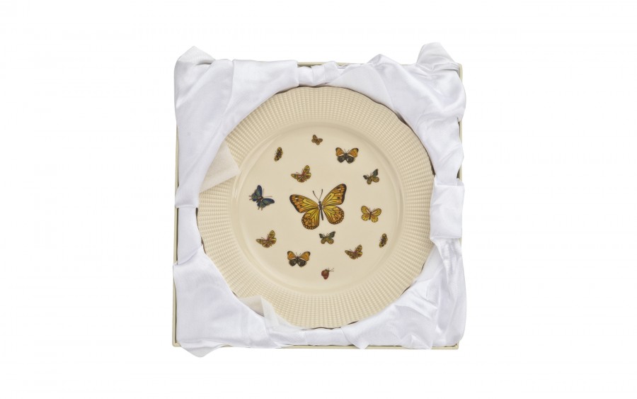 Komplet 2 talerzy deserowych 20,5 cm Motylki