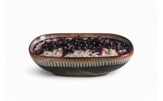 Ceramiczna miska 19 cm OMBRES BLUE 500 ml do serwowania i zapiekania